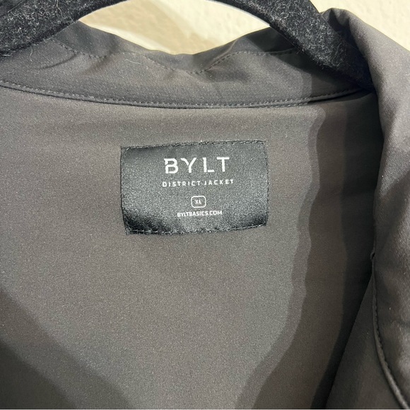 BYLT men’s district jacket black stretch classic size XL snap button up - Picture 13 of 16